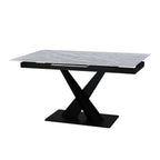 Chelo Ceramic Argento Grey 140-180cm - Extending Matt