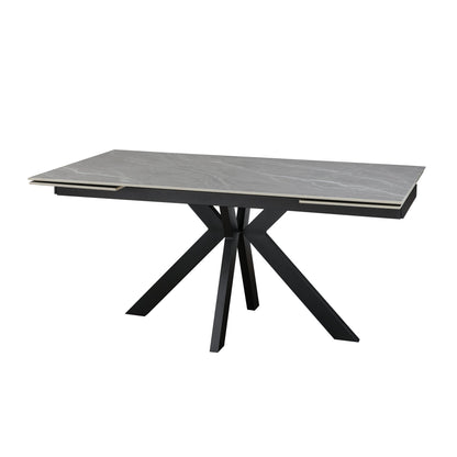 Emris Ceramic Argento Grey 160-200-240cm - Extending Matt