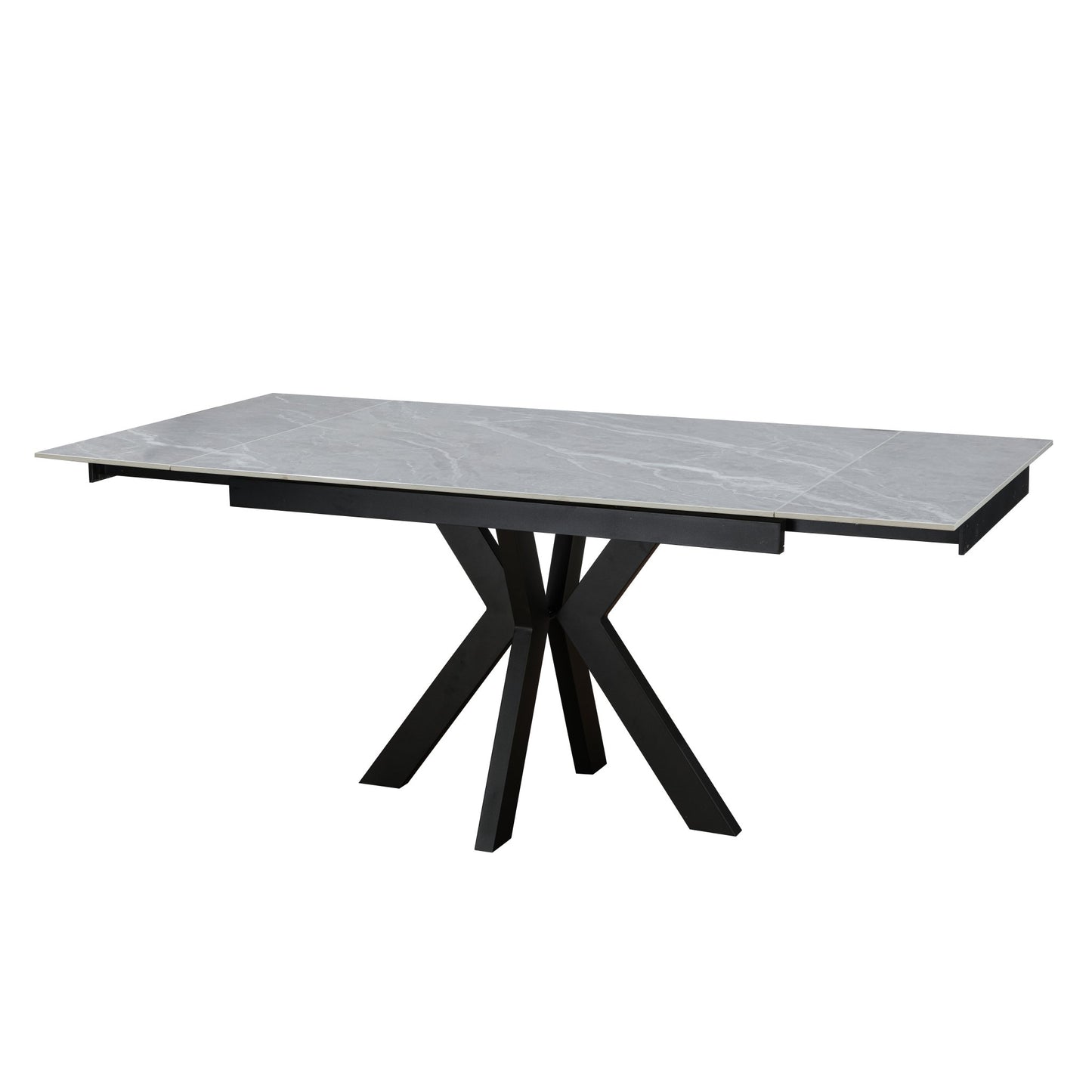 Zian Ceramic Argento Grey 120-150-180cm - Extending Matt