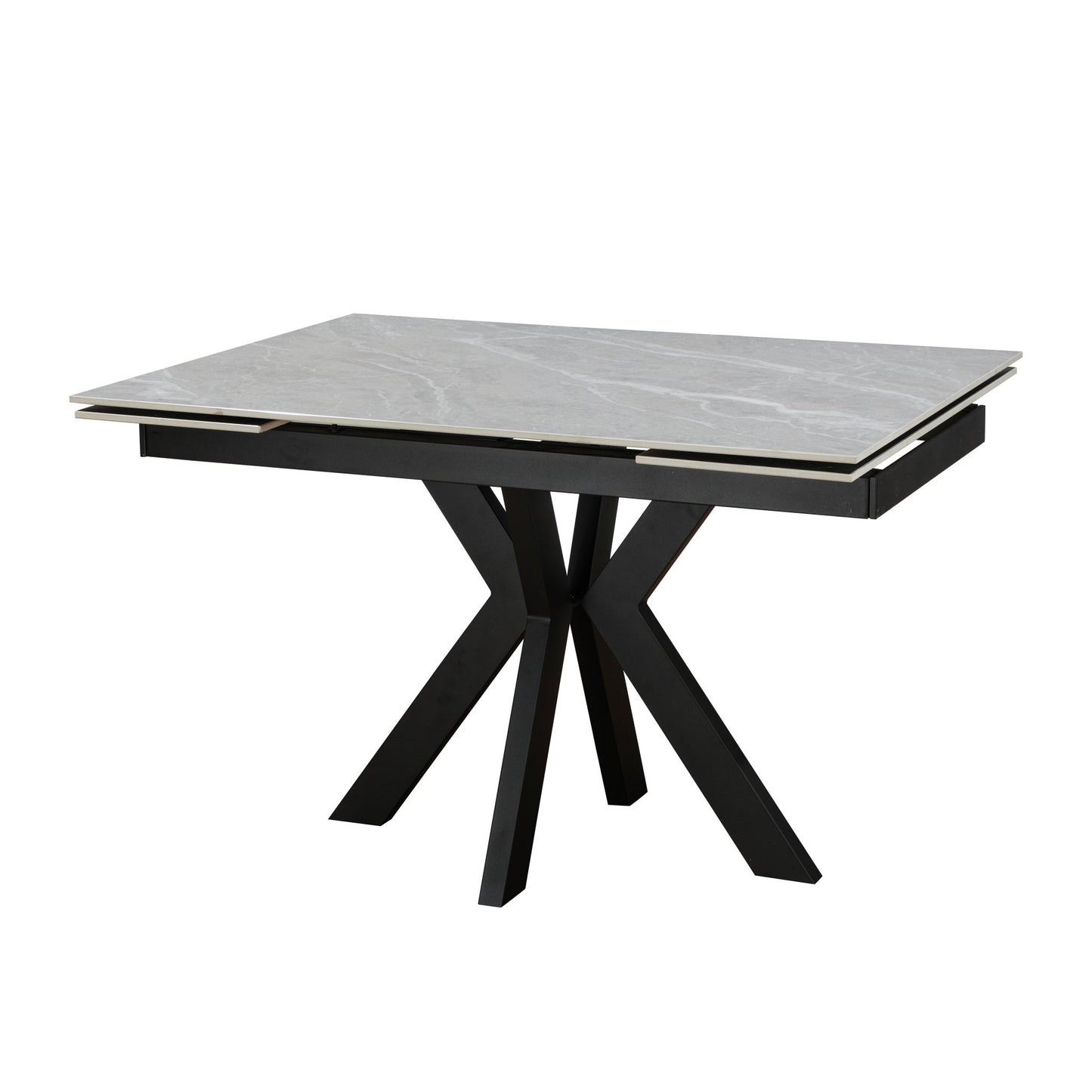 Zian Ceramic Argento Grey 120-150-180cm - Extending Matt
