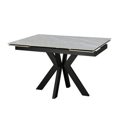 Zian Ceramic Argento Grey 120-150-180cm - Extending Matt