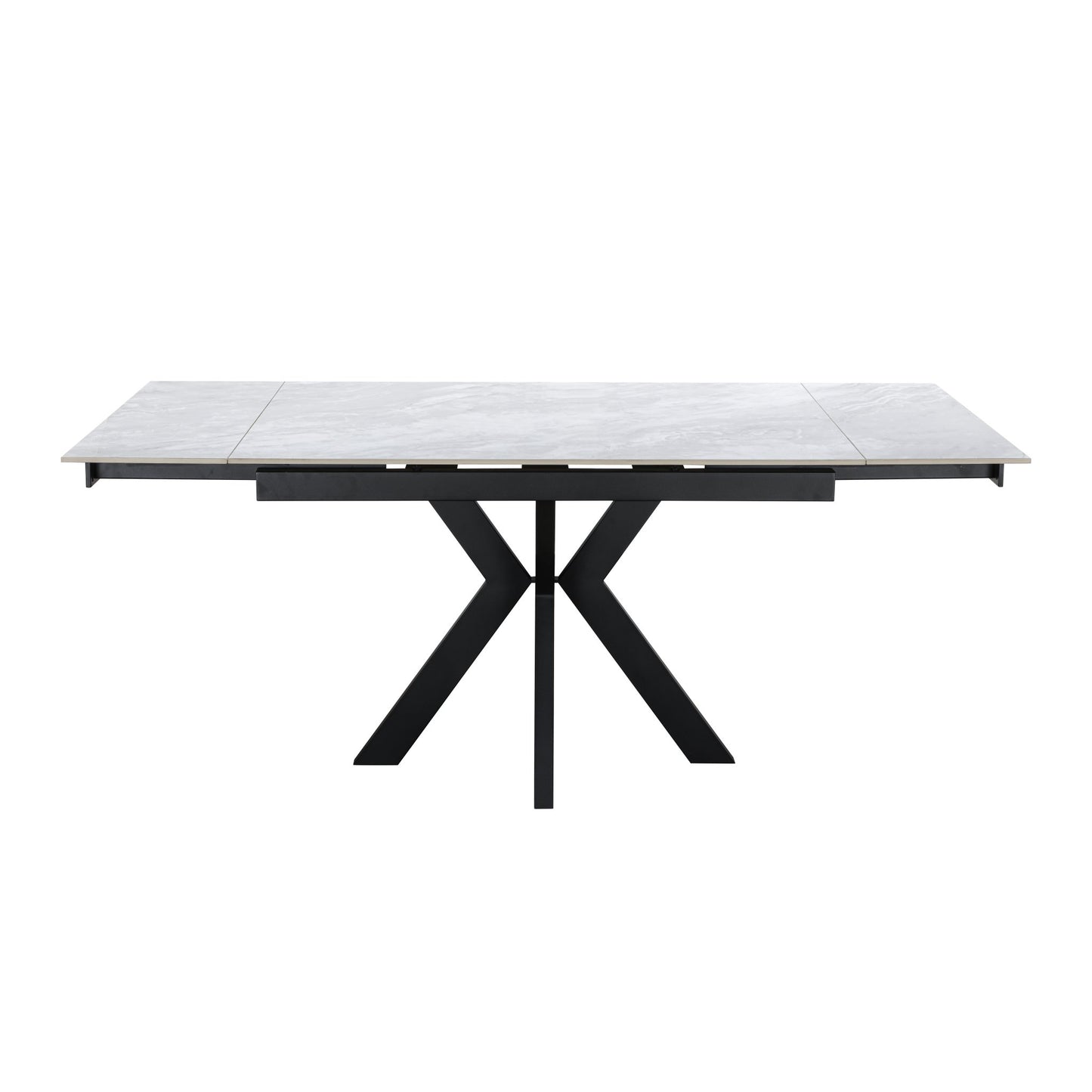 Zian Ceramic Pearla Grey 120-150-180cm - Extending Gloss