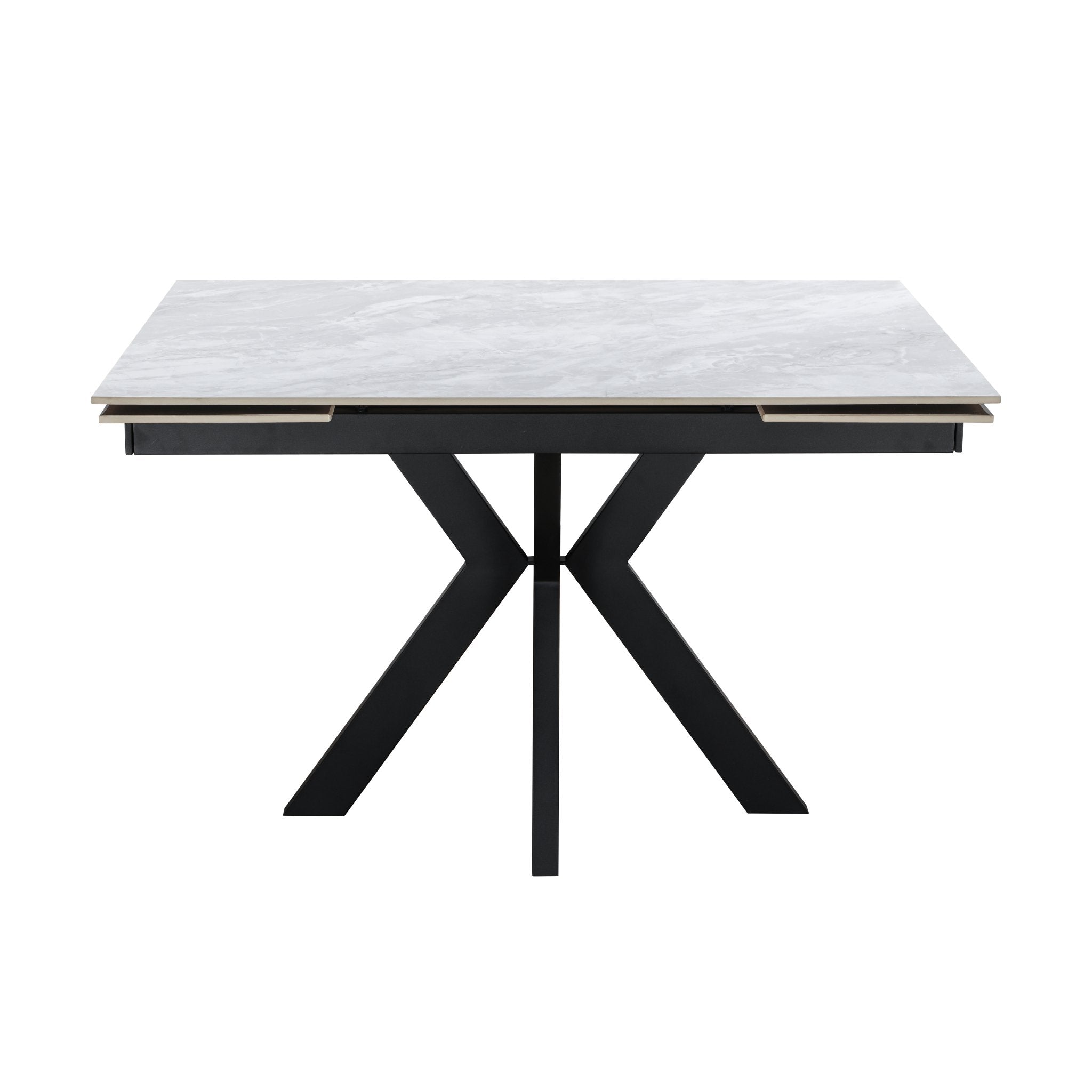 Zian Ceramic Pearla Grey 120-150-180cm - Extending Gloss