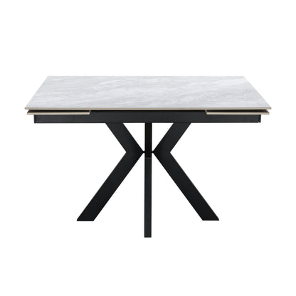 Zian Ceramic Pearla Grey 120-150-180cm - Extending Gloss
