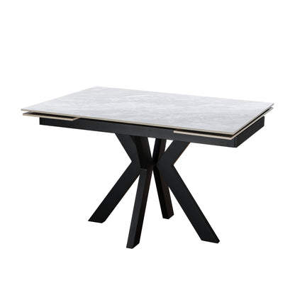 Zian Ceramic Pearla Grey 120-150-180cm - Extending Gloss