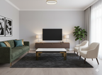 Sorrento Rectangle Ceramic Gold Coffee Table