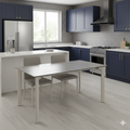 Palermo Ceramic Dining Table in Grey 160x75cm