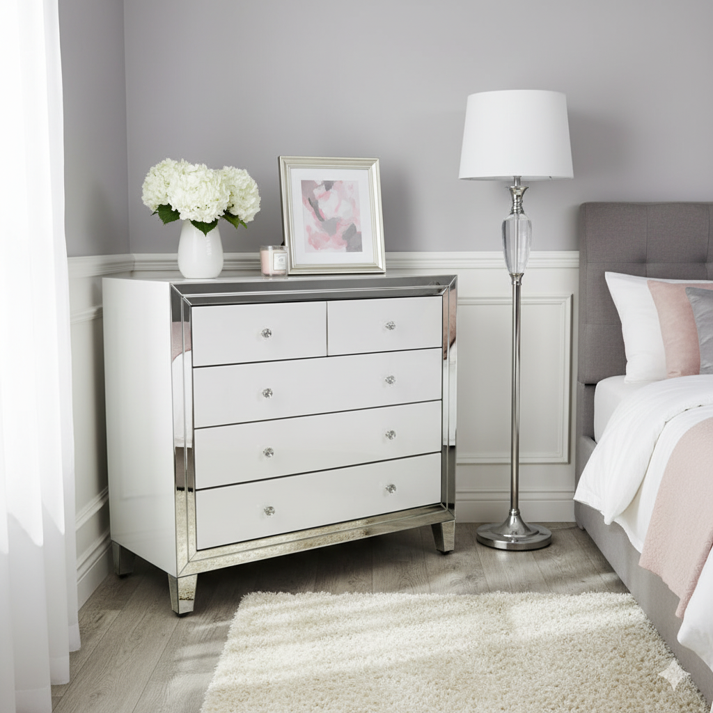 Bianco Large Multi Drawer Chest