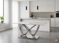 California Grey Marble 160cm Dining Table