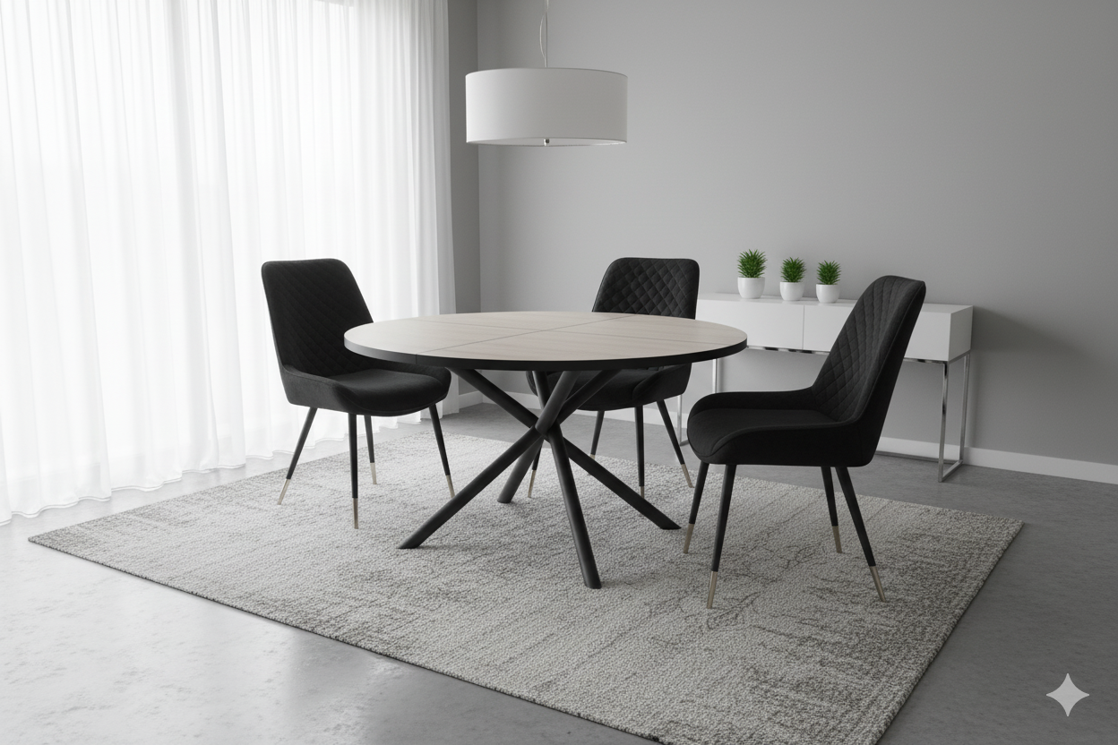 Danello Ceramic Extending Dining Table 120-160cm (2 Colours)