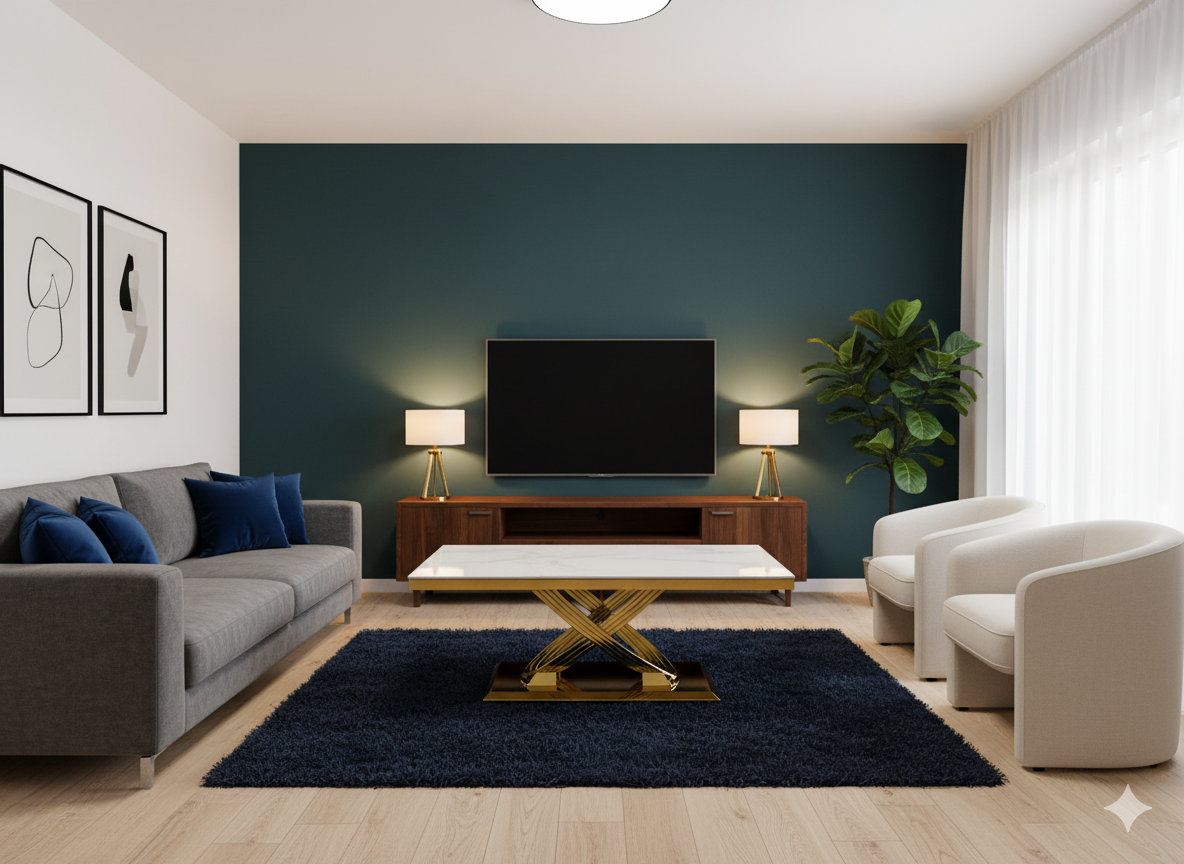 Elina Cream/Gold Marble Coffee Table