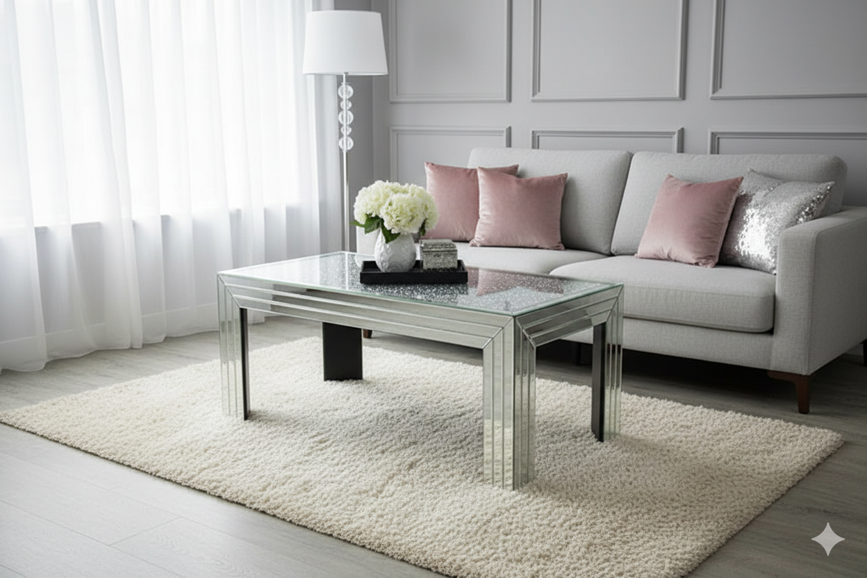Mocka Crushed Diamond Coffee Table