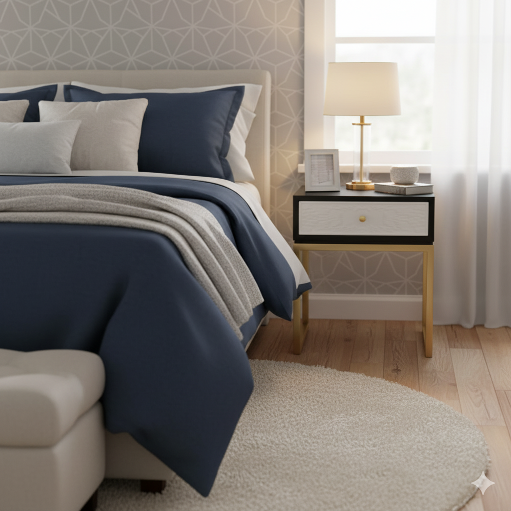 Dumas One Drawer Side Table