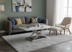 Elina Grey Marble Coffee Table