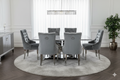 Elina 1.6m Grey Marble Dining Table