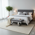 Chelsea Dark Grey Bench 130cm