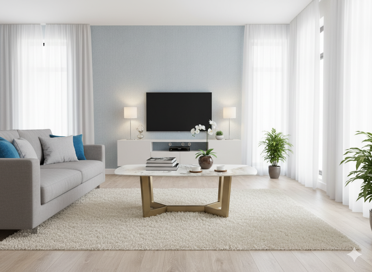 Sorrento Oval Ceramic Gold Coffee Table