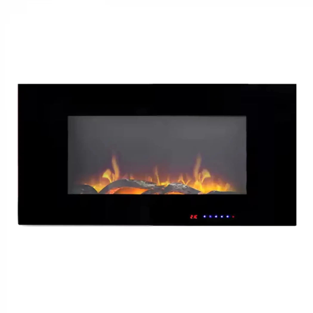 Azurite 91 cm - Wall-Mounted Electric FireplaceMy Forever Furnishings