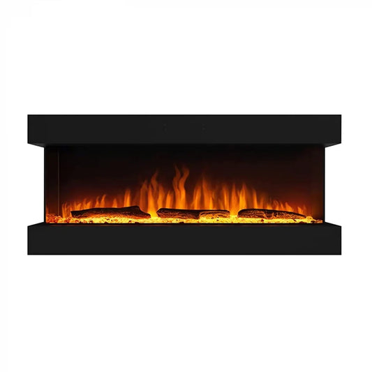 Feroza 137 cm - Wall-Mounted Electric FireplaceMy Forever Furnishings