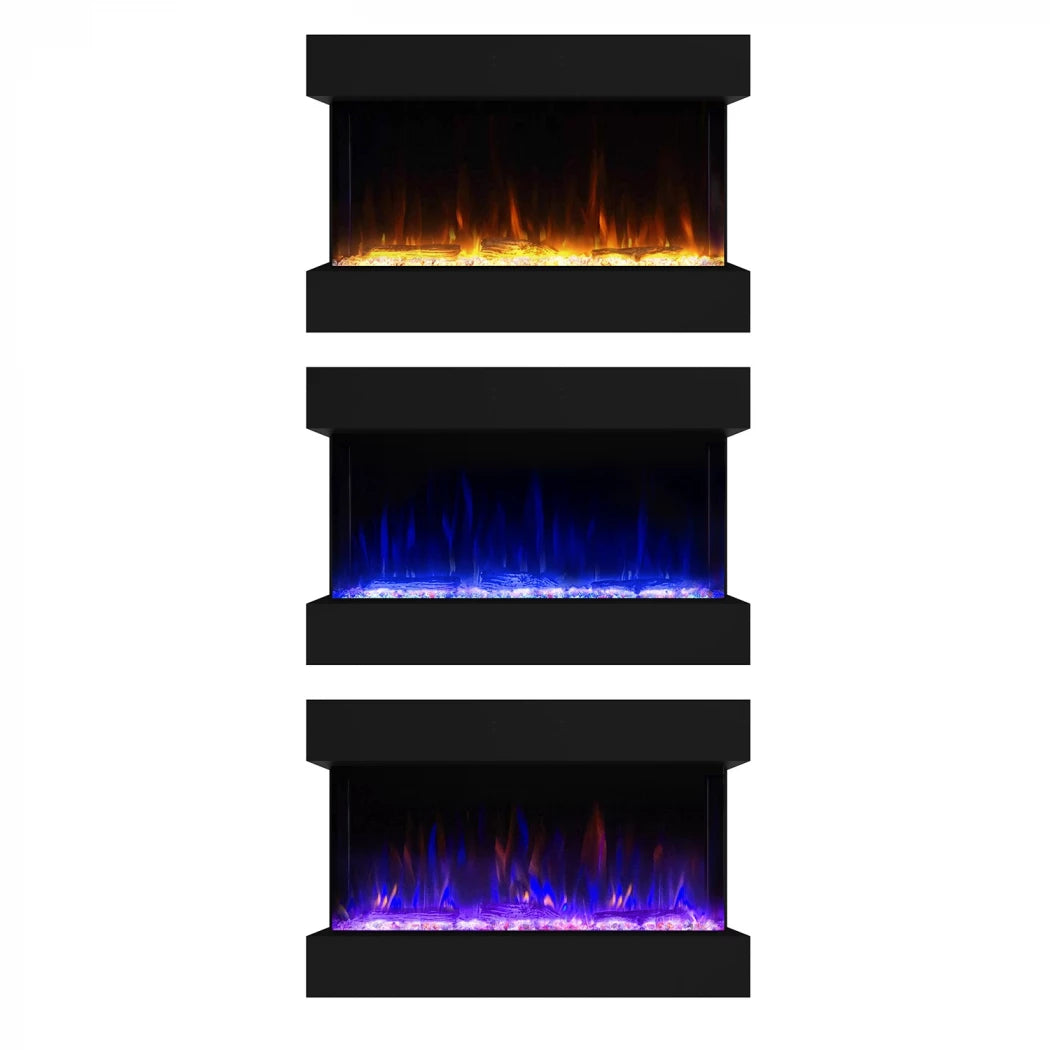 Feroza 101 cm - Wall-Mounted Electric Fireplace