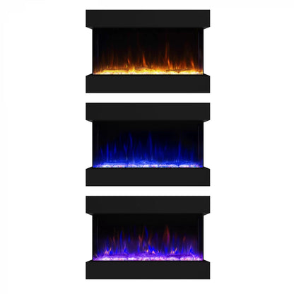 Feroza 101 cm - Wall-Mounted Electric Fireplace