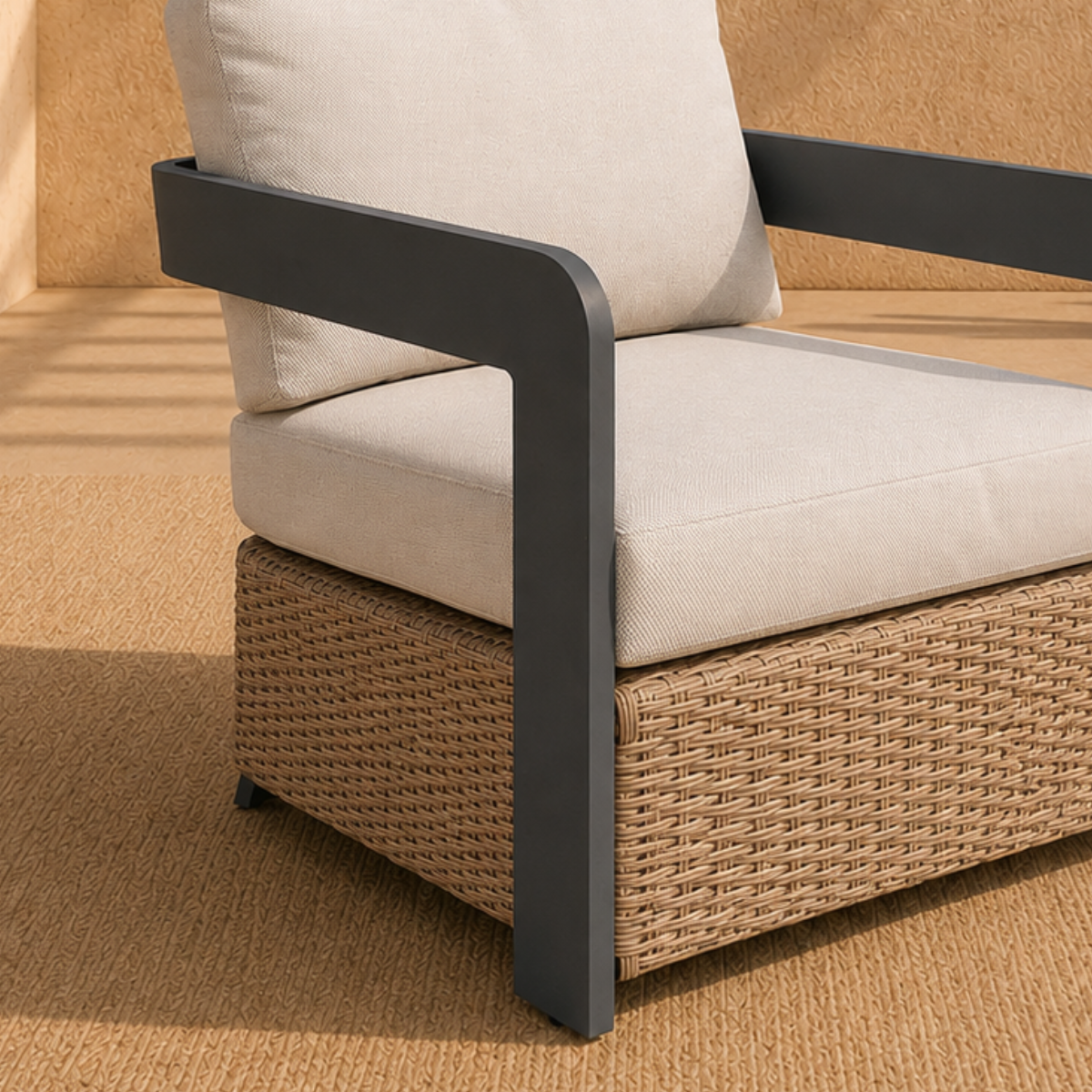 Selene Outdoor Lounge Set - Wicker - 5 Seater