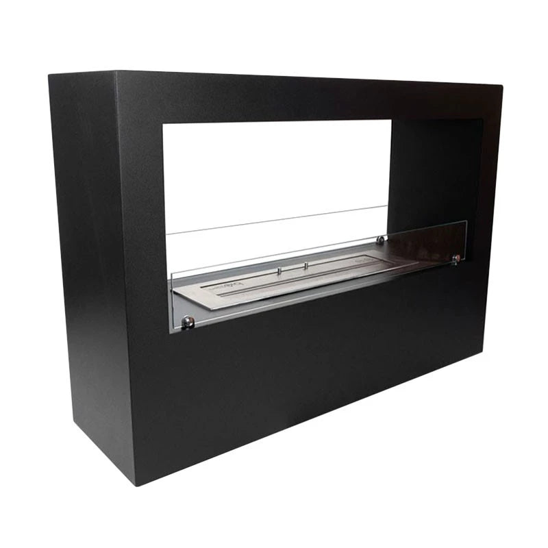 Lansing Tunnel Bioethanol Fireplace - Black
