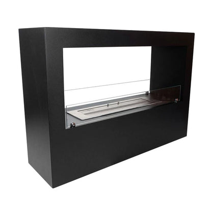 Lansing Tunnel Bioethanol Fireplace - Black