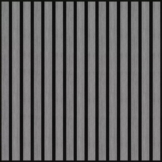 Acoustic Square Wood Wall Panel -Ash Grey 60cm x 60cm (4 Pieces)