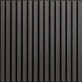 Acoustic Square Wood Wall Panel - Black Oak 60cm x 60cm (4 Pieces)