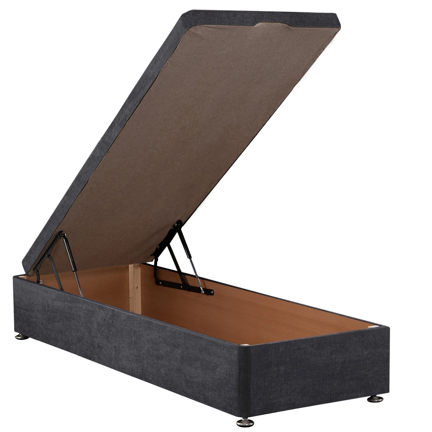 Sweet Dreams Single 3ft Evolve Divan Base With Front Opening Ottoman (15 Colours)