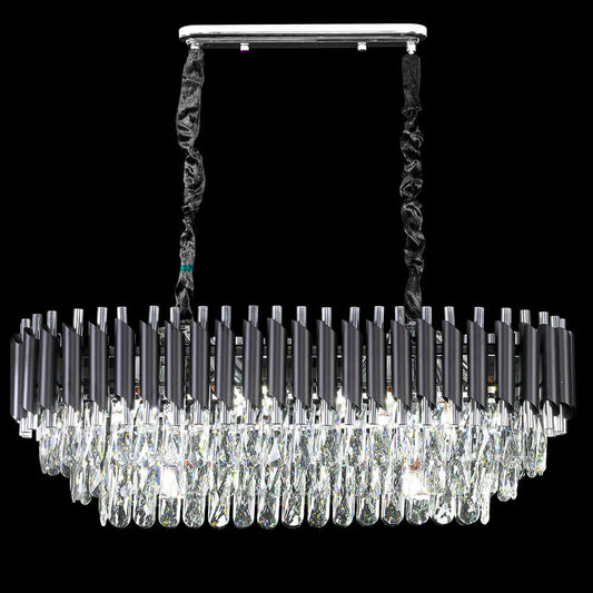 Silver Black Light/Chandelier