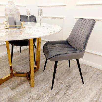 Dido Velvet Dining Chair (All Colours)