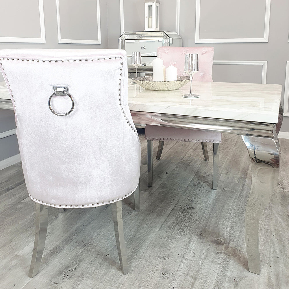 Duke Dining Chair with Plain Knocker & Plain Back (All Colours)