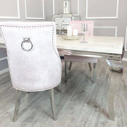 Duke Dining Chair with Plain Knocker & Plain Back (All Colours)