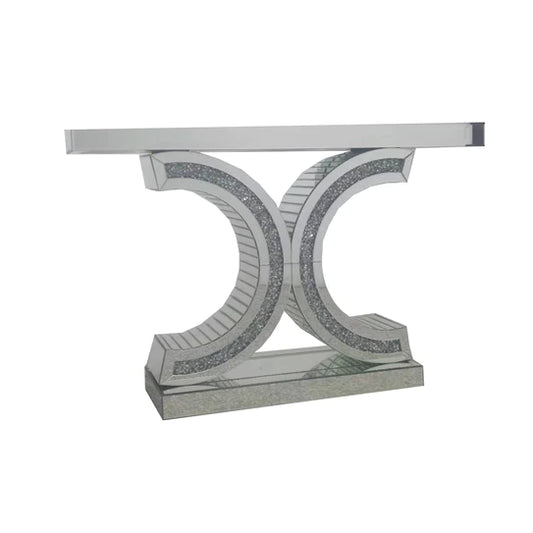 Roma Crushed Diamond CC Console Table