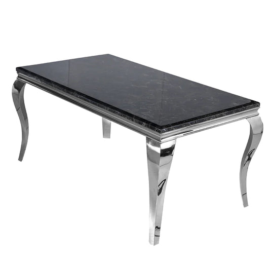 Louis Dining Table in Chrome 1.2M (All Colours)