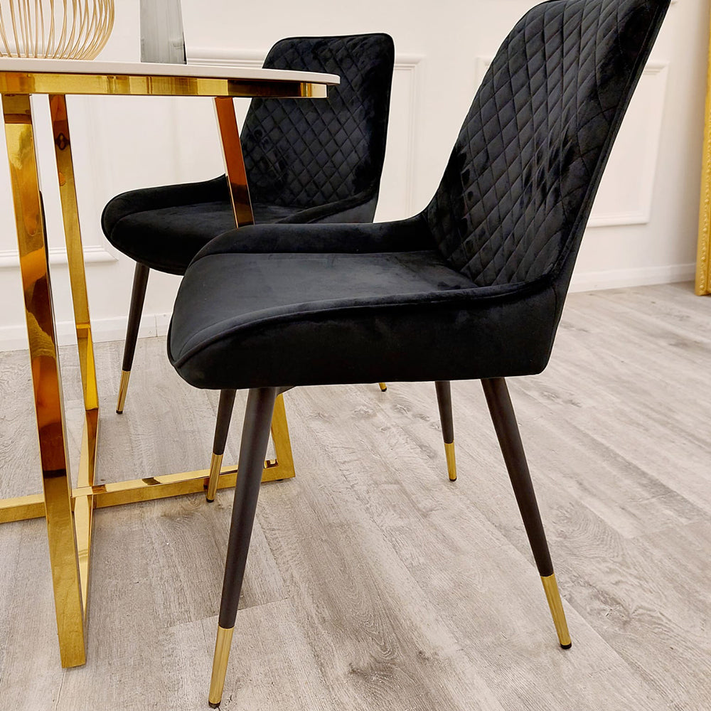 Luna Velvet Dining Chair (All Colours)