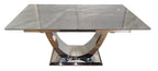 London 1.2-1.5m Extending Ceramic Dining Table