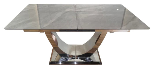 London 1.2-1.5m Extending Ceramic Dining Table