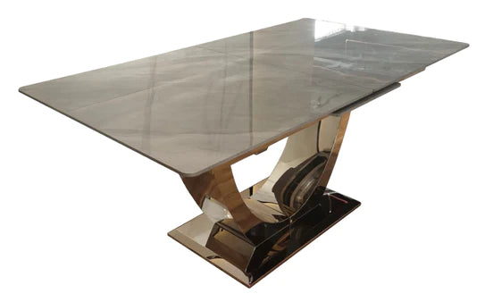 London 1.2-1.5m Extending Ceramic Dining Table