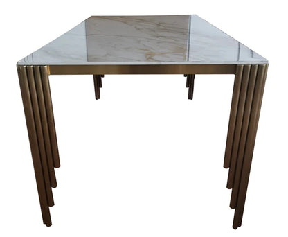 Mayfair Gold 1.8m Ceramic Dining Table (2 Colours)