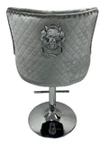 Mayfair Bar Stool - Silver Grey