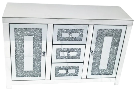 Crushed online diamond sideboard