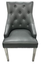 Roma PU Chair (Ring Knocker/Chrome Legs)  (2 Colours)