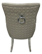 Roma PU Chair (Ring Knocker/Chrome Legs)  (2 Colours)