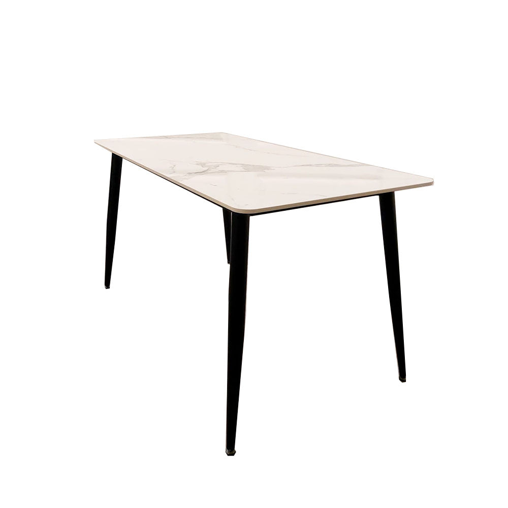 Titus 1.4M Black Dining Table with Sintered Stone Top