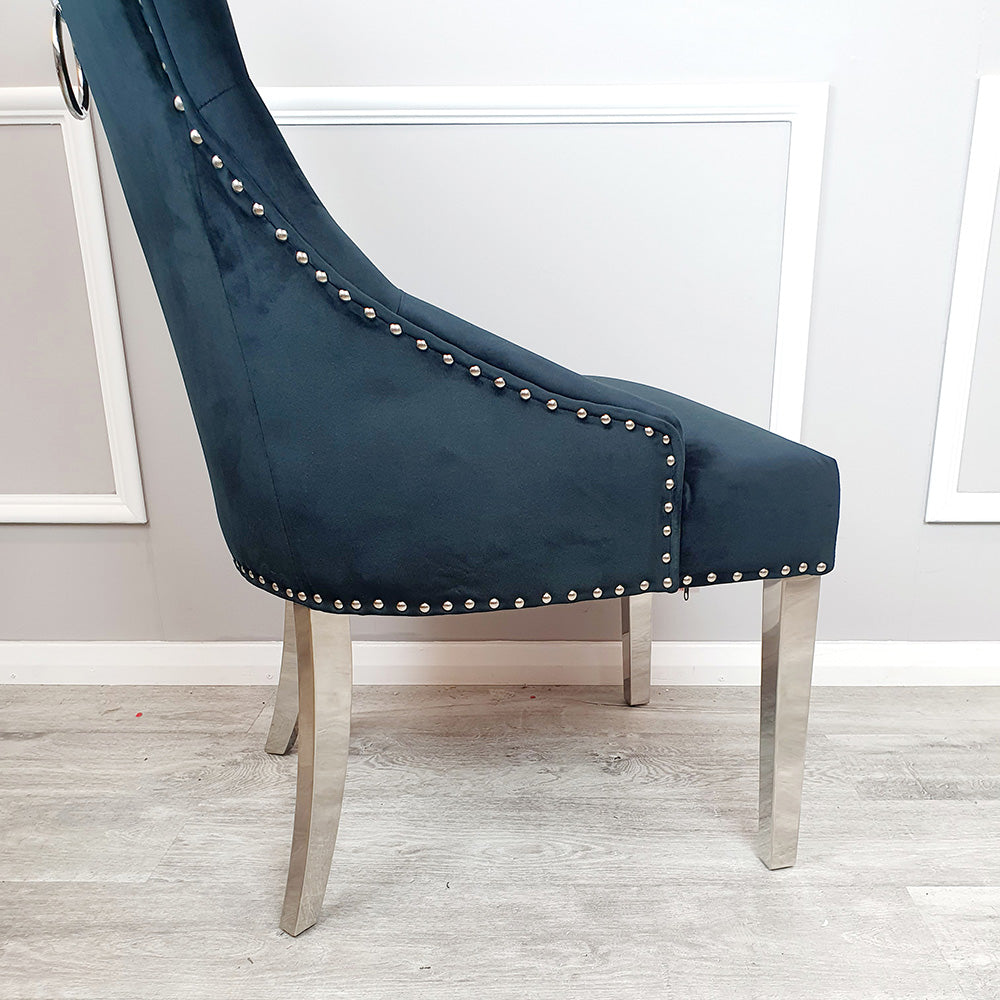 Duke Dining Chair with Plain Knocker & Plain Back (All Colours)
