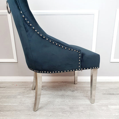 Duke Dining Chair with Plain Knocker & Plain Back (All Colours)