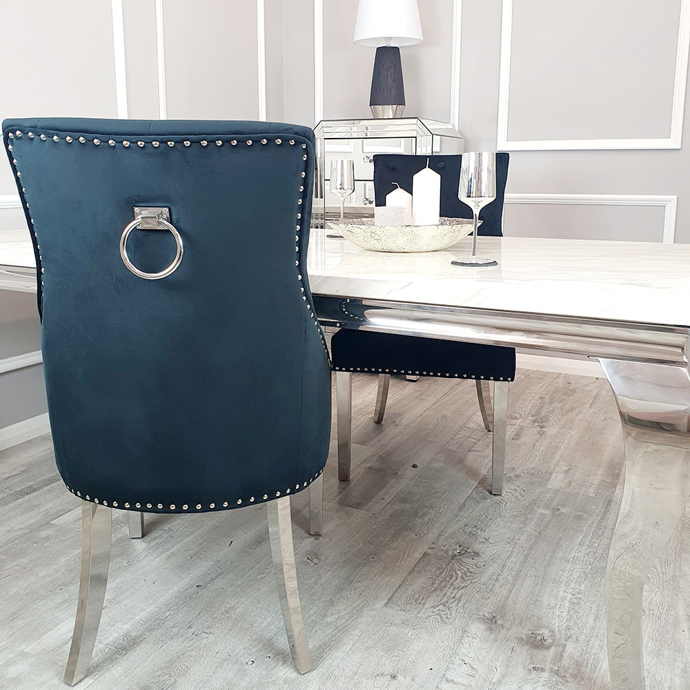 Duke Dining Chair with Plain Knocker & Plain Back (All Colours)